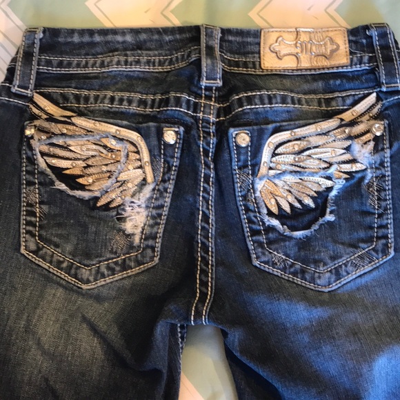 angel wing miss me jeans